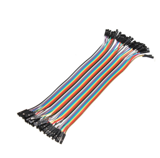 سیم جامپر ماده به ماده 20cm فلت 40 رشته